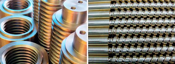 Sondergewinde für Gutenbergpresse